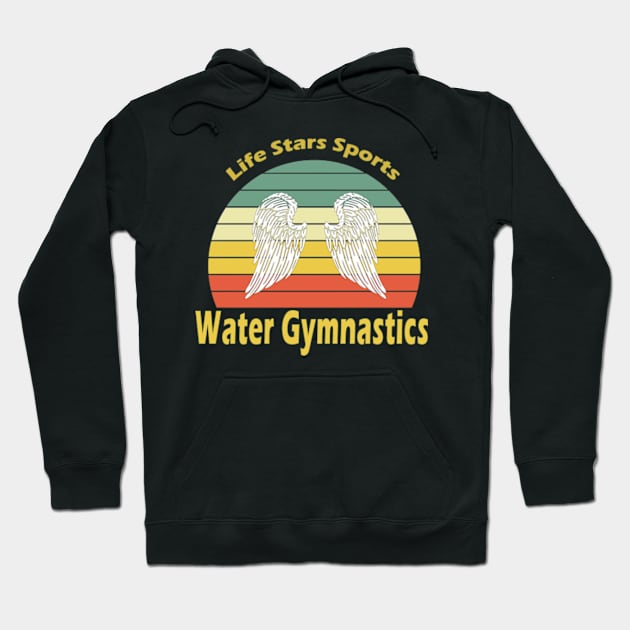 Sport Water Gymnastics Hoodie by My Artsam